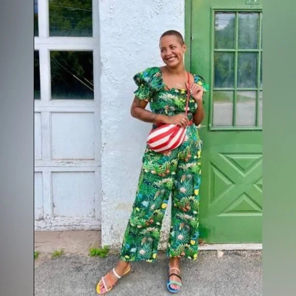 Samantha Pleet Dream Floral Realm pants 16 - Picture 1 of 3